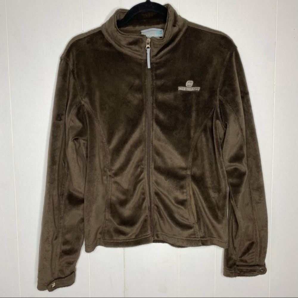 Free Country Brown Fleece Jacket